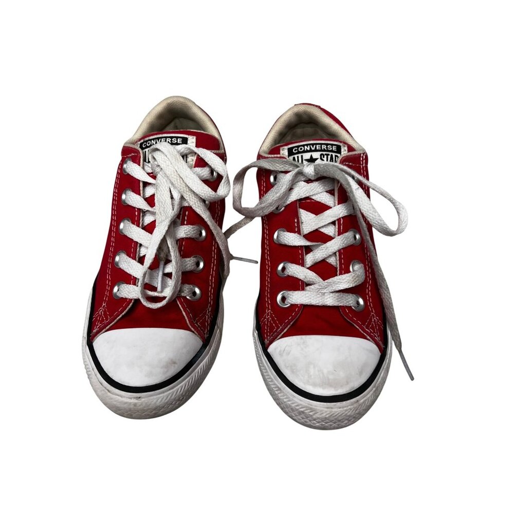 Converse CTAS Street Slip-On Youth Size 2 A01700F Red  Casual Shoes School